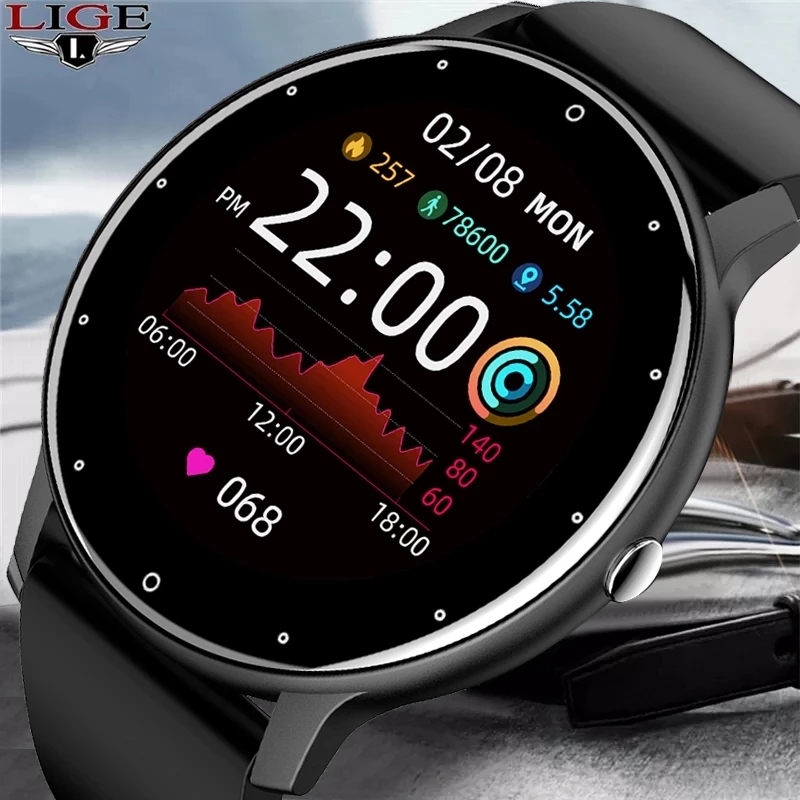 Smartwatch Digital Watches For Men - LIGE 2026 Nieuwe Smartwatch Heren Volledig