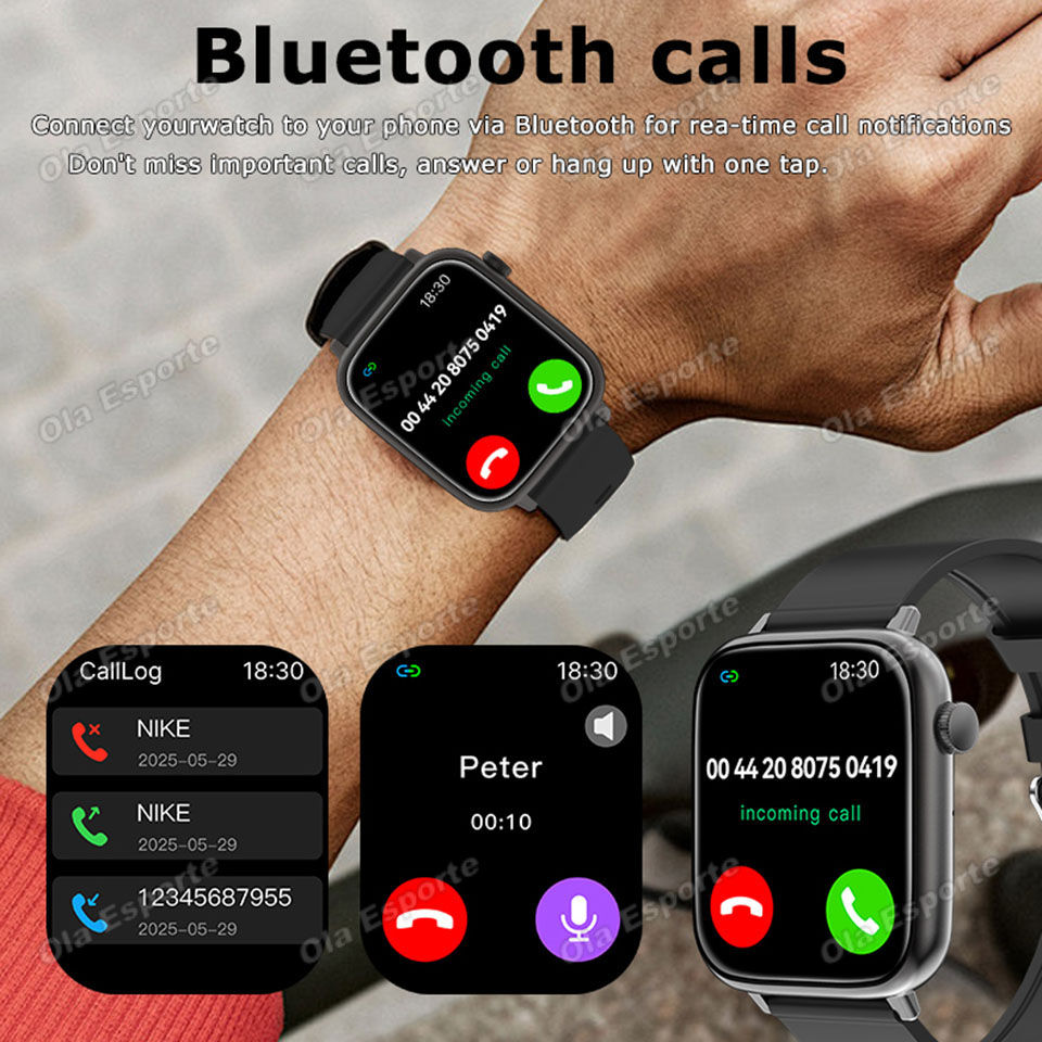 2026 Nieuwe Full Touch Screen  - Smartwatch Digital Watches For Men recensie en prijs