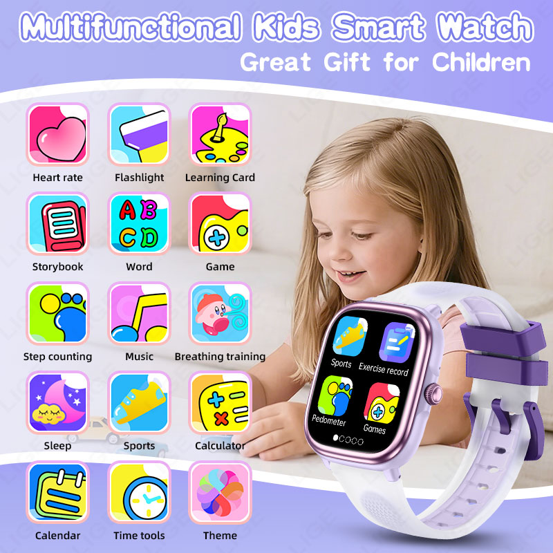 LIGE Kids Smart Watch 1.83 inc - Smartwatch Watches For Kid Girl recensie en prijs