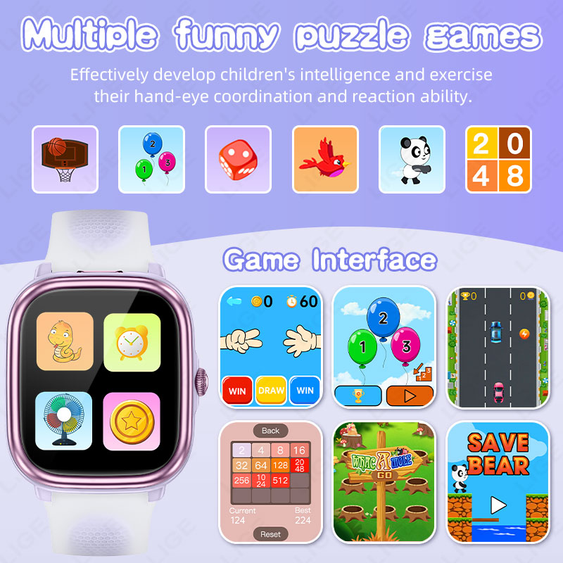 LIGE Kids Smart Watch 1.83 inc - Smartwatch Watches For Kid Girl recensie en prijs