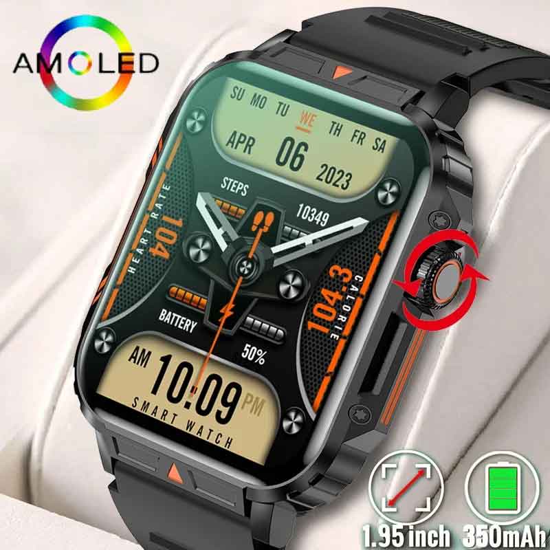 1.91 Outdoor Militaire Smart W - Smartwatch Square Watches For Men recensie en prijs