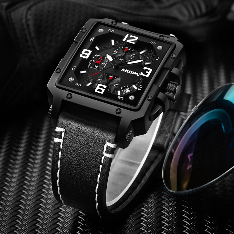Herenhorloge Origineel ontwerp - Smartwatch Square Watches For Men recensie en prijs