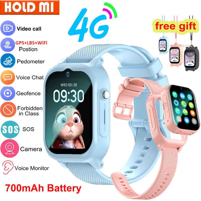 Smart Watch Kinderen 4G GPS WI - Smartwatch Watches For Kid Girl recensie en prijs