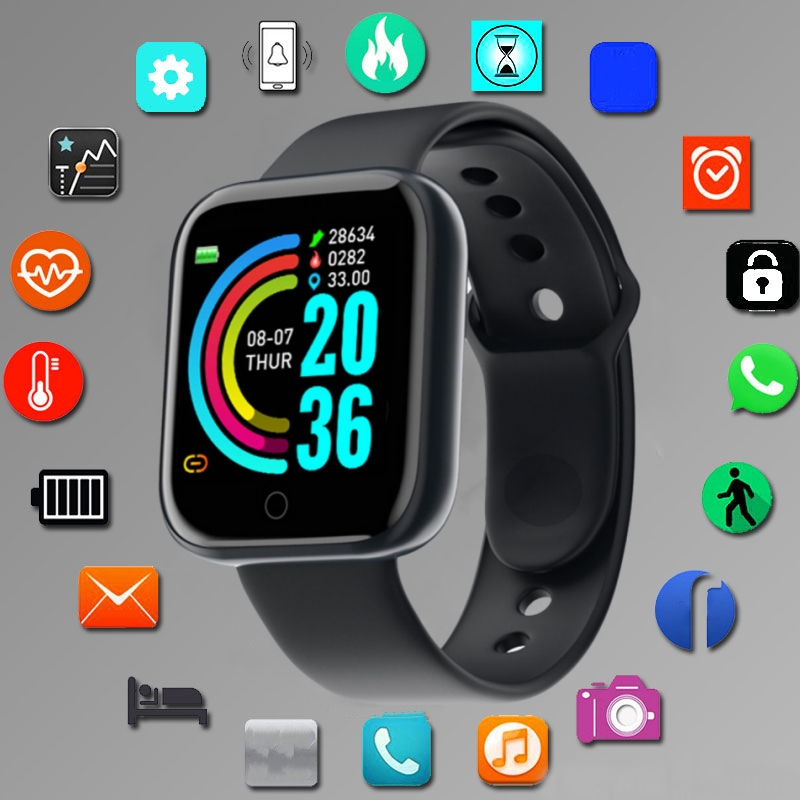Smart Watch voor heren Dames S - Smartwatch Square Watches For Men recensie en prijs