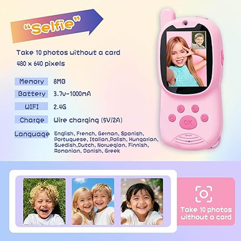 Walkie-talkies Schattig 2-pack - Smartwatch Watches For Kid Girl recensie en prijs