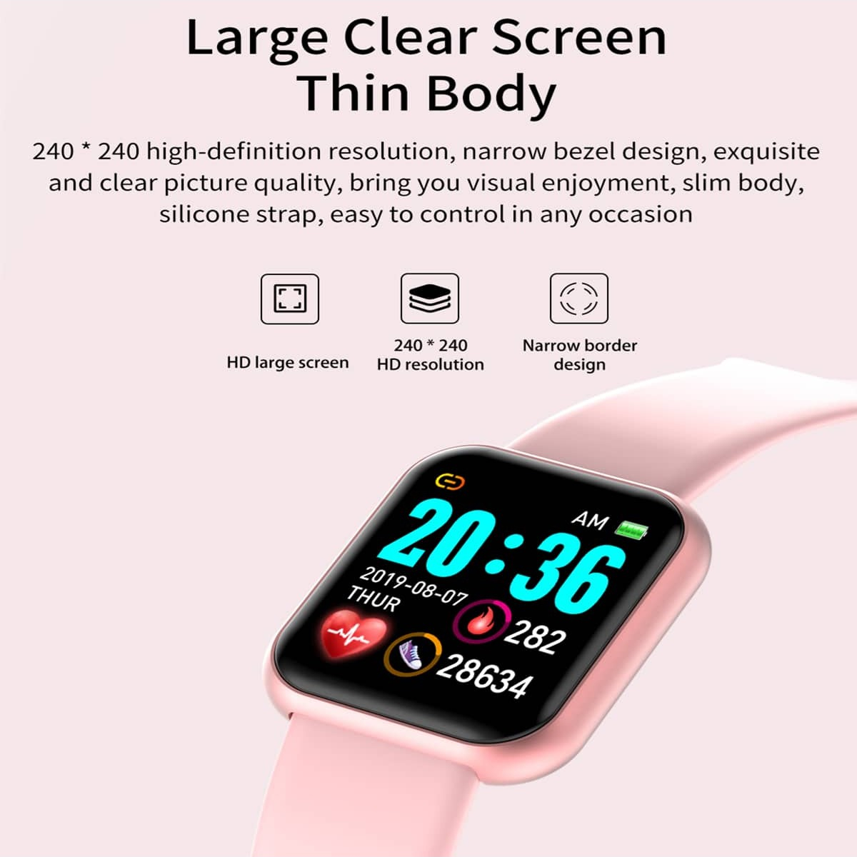 Smart Watch Bericht Herinner M - Smartwatch Square Watches For Men recensie en prijs