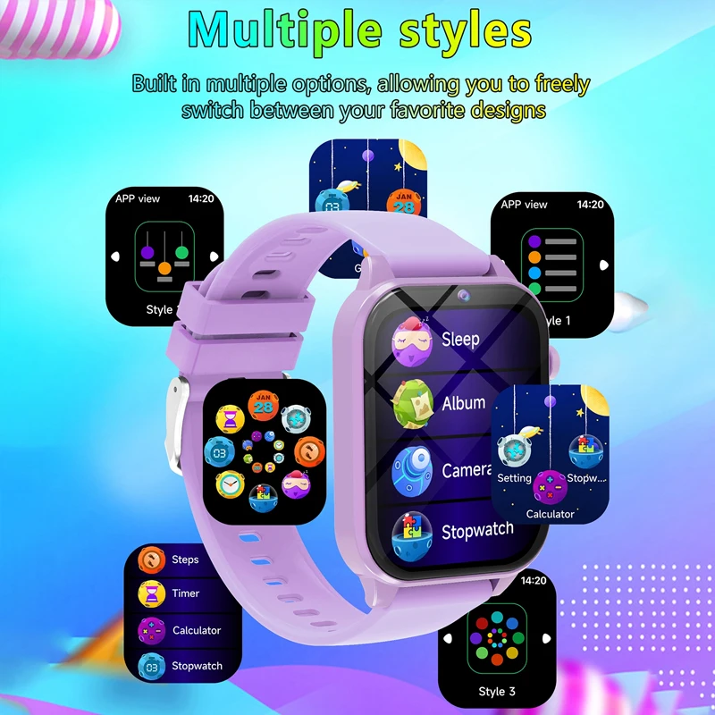 Kids Game Smart Watch Zaklamp  - Smartwatch Watches For Kid Girl recensie en prijs