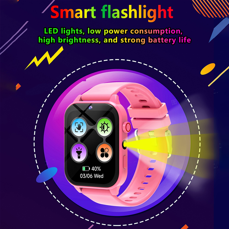Kids Game Smart Watch Zaklamp  - Smartwatch Watches For Kid Girl recensie en prijs