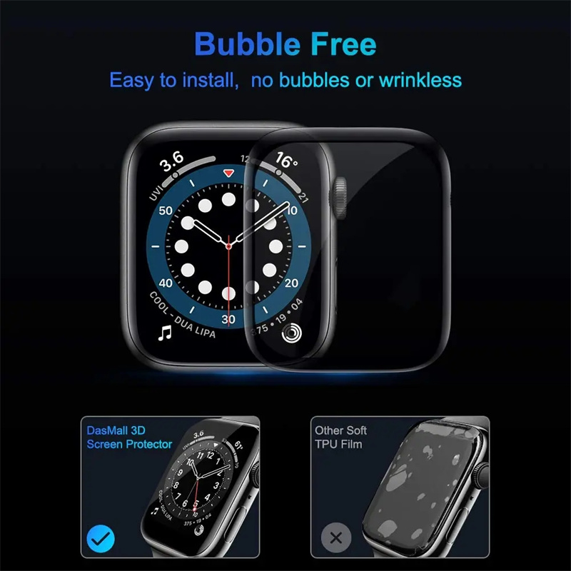Zacht Glas Voor Apple Horloge  - Apple Watch Band recensie en prijs