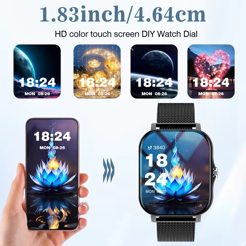 2026 Nieuwe Bluetooth Oproep S - Smartwatch Square Watches For Men recensie en prijs