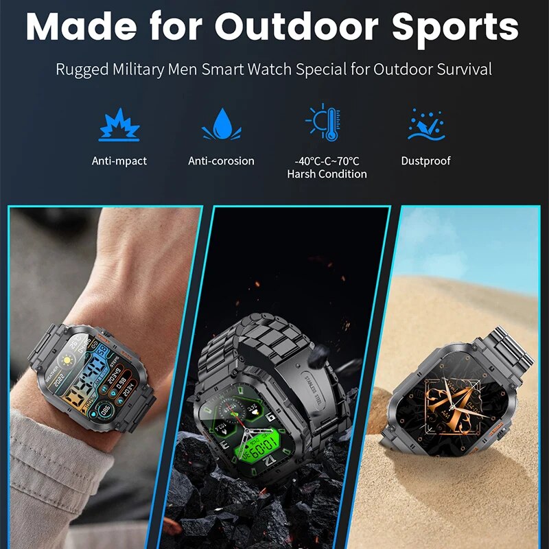 Lige Outdoor Sport Fitness Sma - Smartwatch Digital Watches For Men recensie en prijs