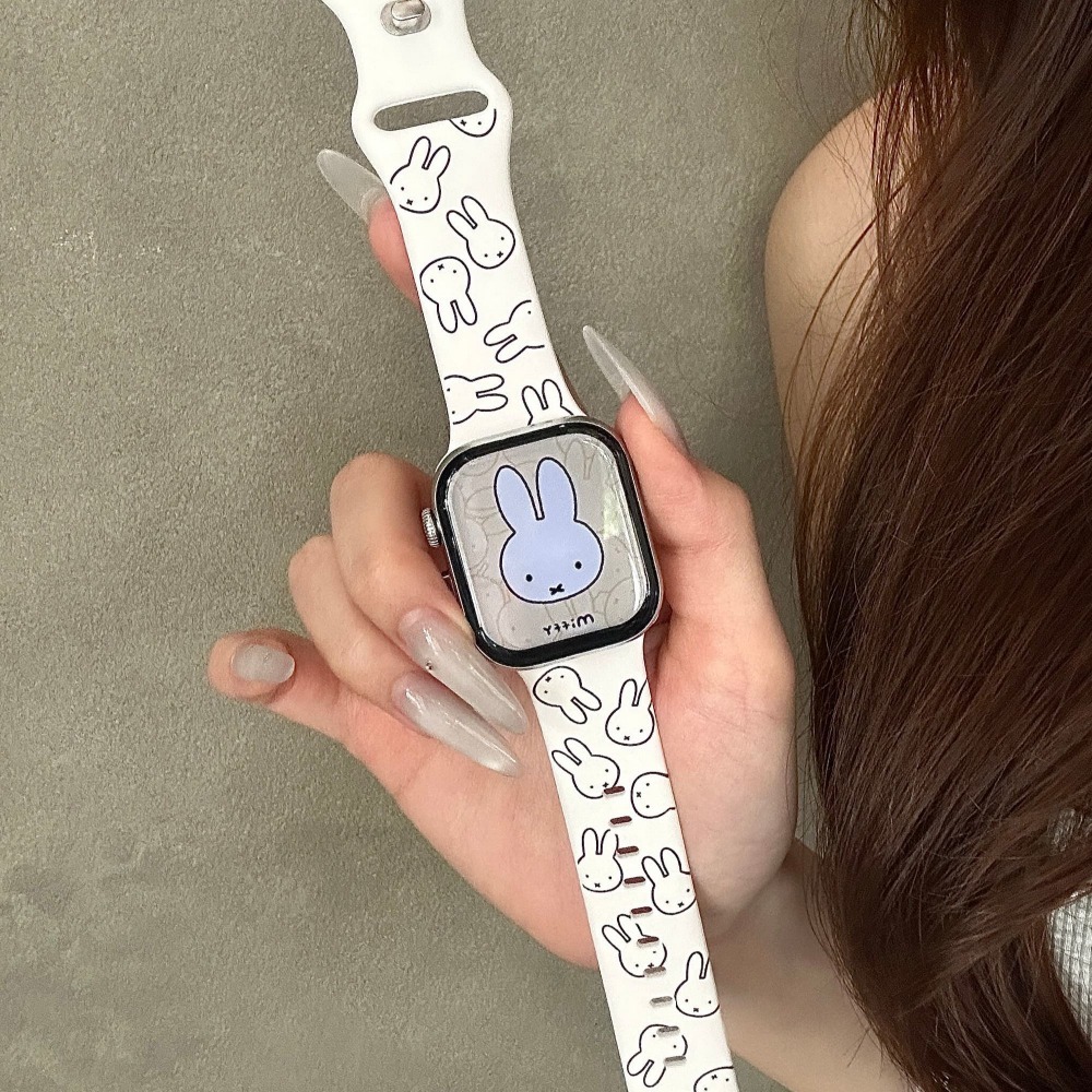 Schattig Miffy Konijn Cartoon  - Apple Watch Band recensie en prijs
