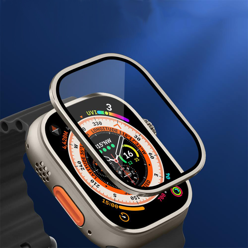 Metalen bumper + gehard glas v - Apple Watch Band recensie en prijs