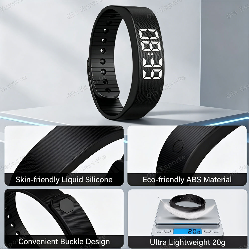 Vibrerende wekker horloge voor - Smartwatch Square Watches For Men recensie en prijs
