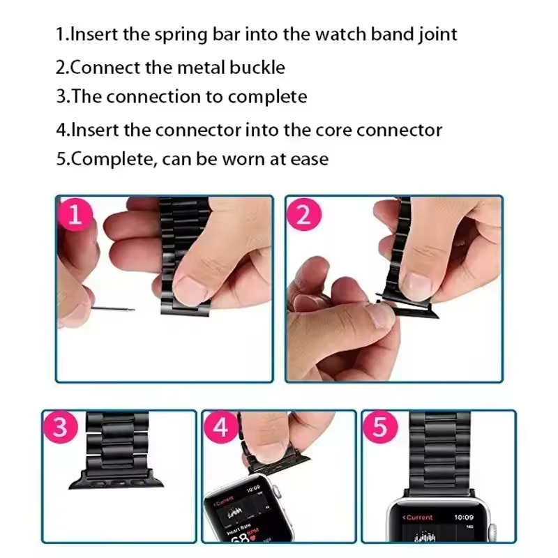 Horlogebandconnector voor Appl - Apple Watch Band recensie en prijs