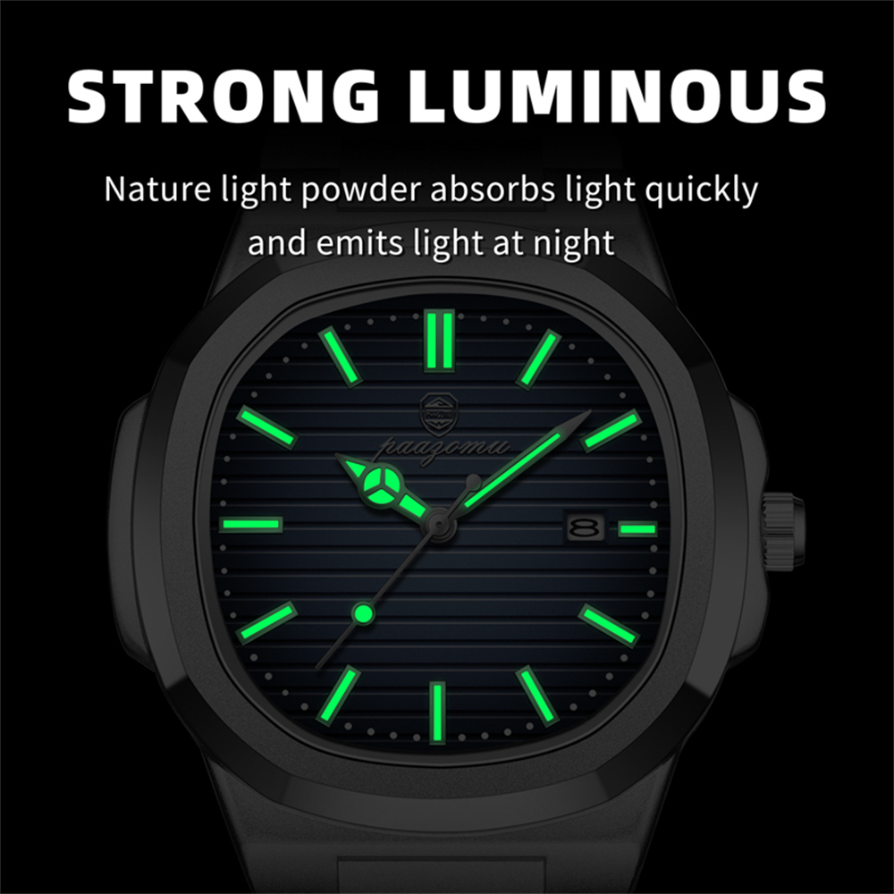PAAZOMU Business Heren Vierkan - Smartwatch Square Watches For Men recensie en prijs