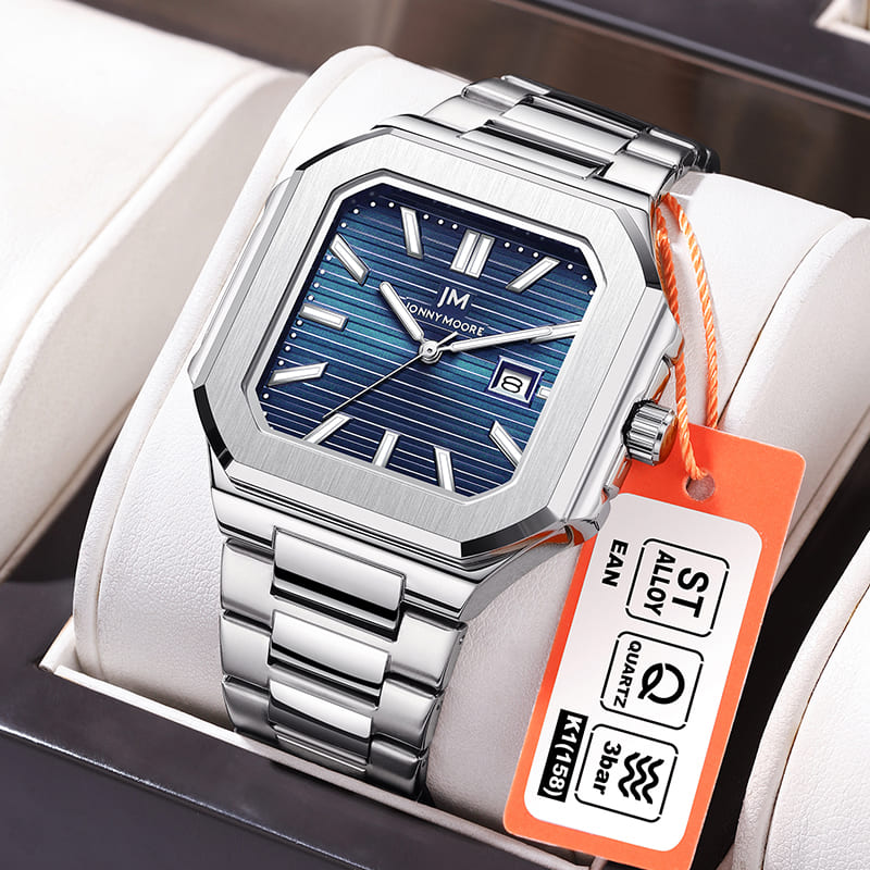 JONNY MOORE K1050 Mode Luxe St - Smartwatch Square Watches For Men recensie en prijs