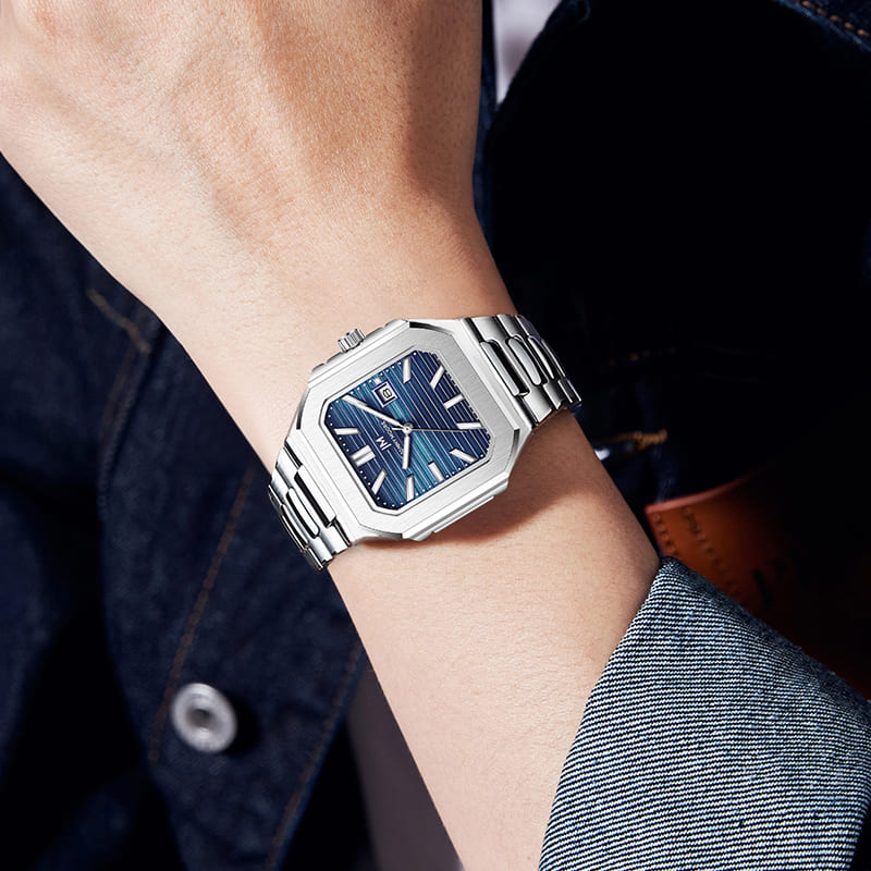 JONNY MOORE K1050 Mode Luxe St - Smartwatch Square Watches For Men recensie en prijs