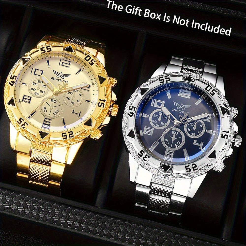 2 stks/set heren zakelijke hor - Smartwatch Digital Watches For Men recensie en prijs
