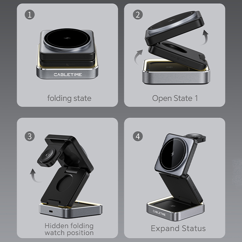 CABLETIME Opvouwbare Magnetisc - Iwatch Smartwatch recensie en prijs